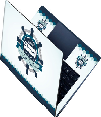 SCOTLON _All Panel_Dreams set sails_ Vinyl Laptop Skin Compatible for 15.5 inch(Theme: Illustrations)
