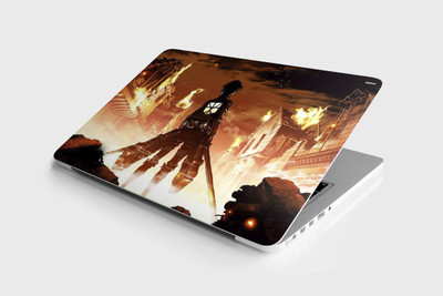 Yuckquee Anime Captain Levi Laptop Skin/Vinyl for 15.6 inches for Laptop or . A-40 Vinyl Reusable Laptop Skin Compatible for 15.6 inch(Theme: Superheroes)