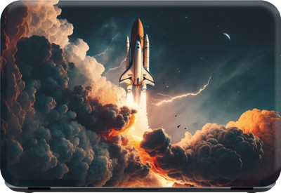 SCOTLON _Single Panel_Rocket launching_ Vinyl Laptop Decal 15.5