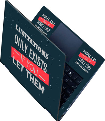 SCOTLON _All Panel_Limitations donot exists_ Vinyl Laptop Decal 15.5