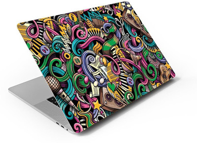 AH Decals MULTICOLOR LAPTOP SKIN vinyl Laptop Skin Compatible for 17 inch(Theme: Patterns)