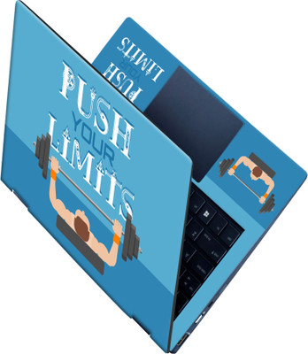 SCOTLON _All Panel_Push your limits_ Vinyl Laptop Skin Compatible for 15.5 inch(Theme: Illustrations)