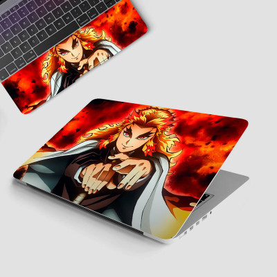 Yuckquee Demon Slayer Anime Full Body Vinyl Laptop Skin 15.6 P-42 Vinyl Laptop Skin Compatible for 15.6 inch(Theme: Comics & Cartoons)