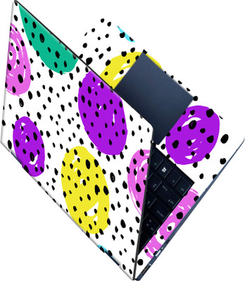 SCOTLON _All Panel_Various color bubbles_ Vinyl Laptop Skin Compatible for 15.5 inch(Theme: Illustrations)