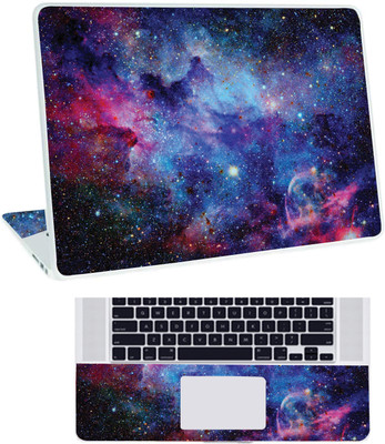 Inkykart Space D5 Top+Wrist Pad Vinyl Laptop Skin/Sticker/Cover vinyl Laptop Skin Compatible for 14 inch(Theme: Illustrations)