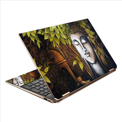 Sai WallBazaar God laptop skin sticker decal for all laptop - size 16x11 inch Vinyl Reusable Laptop Skin Compatible for 16 inch(Theme: Illustrations)