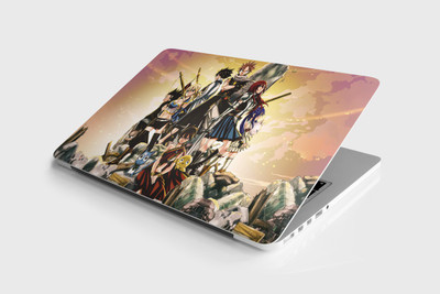 Yuckquee Anime Squad Laptop Skin/Vinyl for 15.6 inches for Laptop or Notebook . A-40 Vinyl Reusable Laptop Skin Compatible for 15.6 inch(Theme: Superheroes)