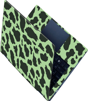 SCOTLON _All Panel_Dark green and black random shape pattern_ Vinyl Laptop Decal 15.5