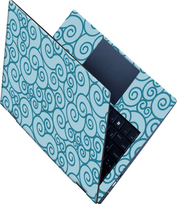 SCOTLON _All Panel_S shape design Pattern_ Vinyl Laptop Skin Compatible for 15.5 inch(Theme: Illustrations)