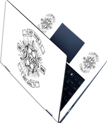 SCOTLON _All Panel_Dreams set sail_ Vinyl Laptop Skin Compatible for 15.5 inch(Theme: Illustrations)