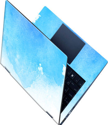 SCOTLON _All Panel_Blue color cloud_ Vinyl Laptop Skin Compatible for 15.5 inch(Theme: Illustrations)