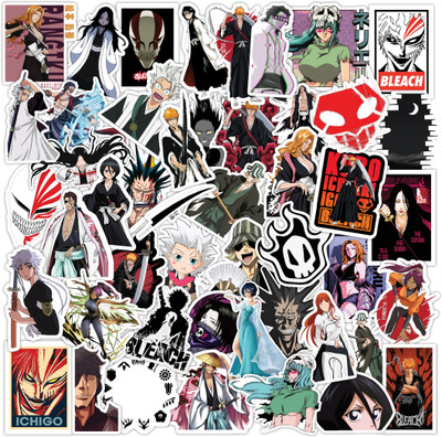 CodersParadise 5.5 cm Bleach Stickers for Laptop, Diary, Guitar, Mobile Phone-Waterproof Self Adhesive Sticker(Pack of 54)