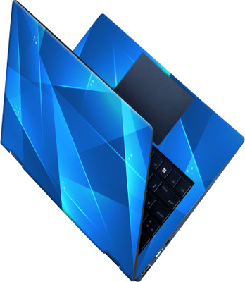 SCOTLON _All Panel_Intersection of white line rays_ Vinyl Laptop Skin Compatible for 15.5 inch(Theme: Illustrations)