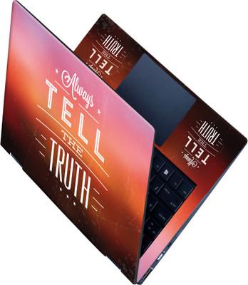SCOTLON _All Panel_Tell the truth_ Vinyl Laptop Skin Compatible for 15.5 inch(Theme: Illustrations)