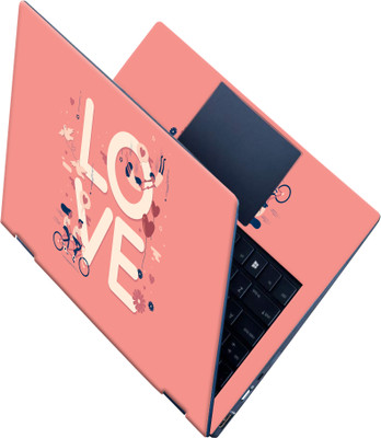 SCOTLON _Full Panel_FP_FSB_IHR_32_HD_Printed Vinyl Laptop Skin Compatible for 15.6 inch(Theme: Typography)