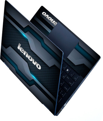 Anweshas HD Printed Full Panel Laptop Skin Sticker Vinyl Fits Size Upto 15 inches No Residue, Bubble Free Vinyl Laptop Decal 15.6 3D Series - Lenovo Silver Logo on 3D Gaming Design Self Adhesive Vinyl Reusable Laptop Skin Compatible for 15.6 inch(Theme: Patterns)