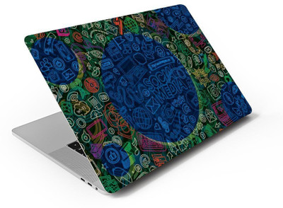 AH Decals 3D PATTERN vinyl Laptop Skin Compatible for 17 inch(Theme: Patterns)