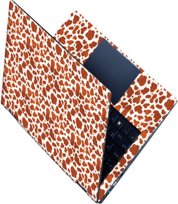 SCOTLON _All Panel_Red color random shape pattern_ Vinyl Laptop Decal 15.5