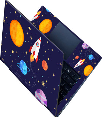 SCOTLON _All Panel_Rocket in space_ Vinyl Laptop Skin Compatible for 15.5 inch(Theme: Illustrations)