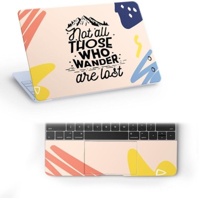 Galaxsia Explore The World Top+Wrist Pad Vinyl Laptop Skin/Sticker/Cover for vinyl Laptop Decal 15.6