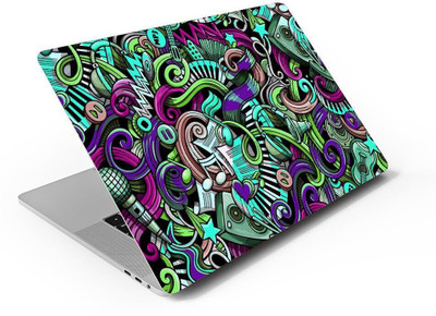 AH Decals 3D LAPTOP SKIN vinyl Laptop Skin Compatible for 17 inch(Theme: Patterns)
