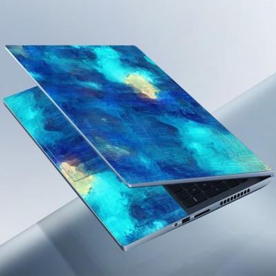 POINT ART RS Adhesive Brand Model Vinyl Laptop Skin Cover – Blue Art Upto 16*11 inch RS Adhesive Brand Model Vinyl Laptop Decal 15.6