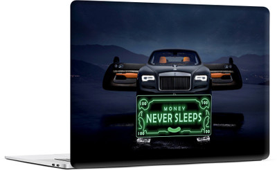 STICKER PRO Universal Laptop Skin Sticker with Extra Protective Layer - Never Sleeps_1 Premium PVC Self Adhesive Vinyl Laptop Skin Compatible for 15.6 inch(Theme: NA)