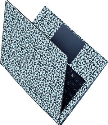 SCOTLON _All Panel_Blue black small random shape pattern_ Vinyl Laptop Decal 15.5