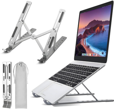 Bitline 6 Angle Portable Tabletop Laptop / Desktop Riser Stand All Other Notebook Aluminium Desk Stand Laptop Stand with Adjustable Height Compatible with Universal Laptops(Silver) Bitline 6 Angle Portable Tabletop Laptop / Desktop Riser Stand All Other Notebook Aluminium Desk Stand Laptop Stand with Adjustable Height Compatible with Universal Laptops(Silver)