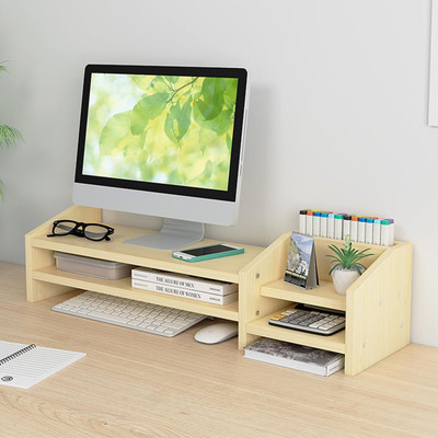 UniAart Uniaart 2 Tiers Multi-Purpose Wood Monitor Riser Stand 2 Tiers Multi-Purpose Wood Monitor Riser Stand with Storage Organizer Wooden Desk Stand Laptop Stand Compatible with Universal, 26 - 35 cm Laptops(Beige) UniAart Uniaart 2 Tiers Multi-Purpose Wood Monitor Riser Stand 2 Tiers Multi-Purpose Wood Monitor Riser Stand with Storage Organizer Wooden Desk Stand Laptop Stand Compatible with Universal, 26 - 35 cm Laptops(Beige)
