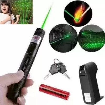 DMCEF Laser Light Pointer With Different Modes, Rechargeable, Charger Inside(532 nm, MOLTICOLOS)