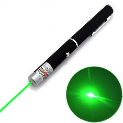 MAHENOOR ENTERPRISE Laser Light Disco Pointer Pen Lazer Beam with Adjustable Antena Cap(10 nm, Green)
