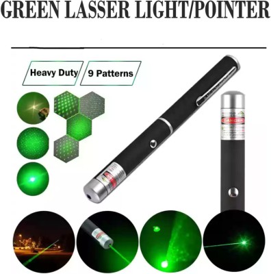 2N2 Green Multipurpose Laser Light Disco Pointer Pen Beam for Kids Toy JSRFL16(650 nm, GREEN)