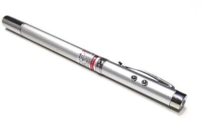 Bluedeal 5 In 1 Multipurpose Antenna Pen With Torch, Laser, Pointer, Magnet, And Pen(1 nm, Red)