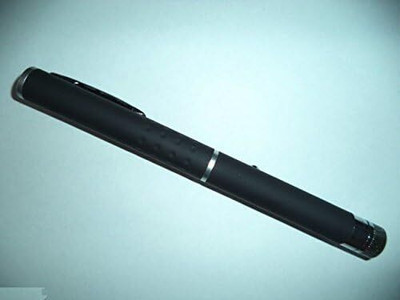 SSCollection Handicraft Green Laser Disco Pointer Pen with Adjustable Cap to Change Project(631 nm, Green)