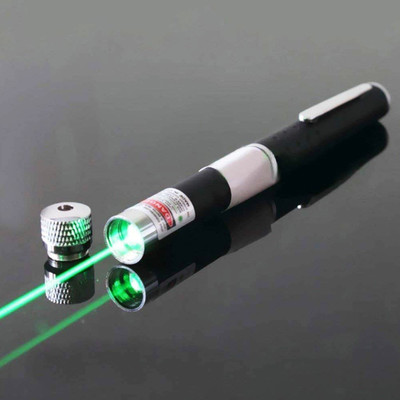 TFG High Quality Laser Pointer Pen Beam Light Green Laser Pointer Disco Pointer Pen(1.5 nm, Green)
