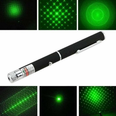 ARD Green Multipurpose Laser Light Disco Pointer Pen Beam with Adjustable Antena Cap to Change Project Design for Presentation for Kids Toy (Green)(3.048E11 nm, Green)