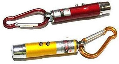 nawani 3 in 1 Laser LED Light Key Chain Combo Pack (Multicolour, 7/1.5 cm)(0 nm, multi)