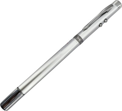 Ascension 5 in 1 Multipurpose Antenna Pen with Torch, Laser, Pointer, Magnet, and Pen(650 nm, Red, White)