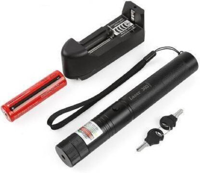 Jakha LED Super Powered Laser Light Pointer(532 nm, Black, Green)