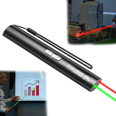 VUSTICA 2 in 1 Laser Light Powerful Green and Red Pointer Pen High Power Super Bright(450 nm, Red, Green)