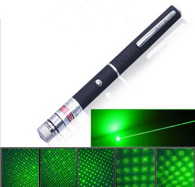 AEC 5mW Powerful Laser Pointer Pen Powerpoint Presenter Remote(532 nm, Disco Star Green)