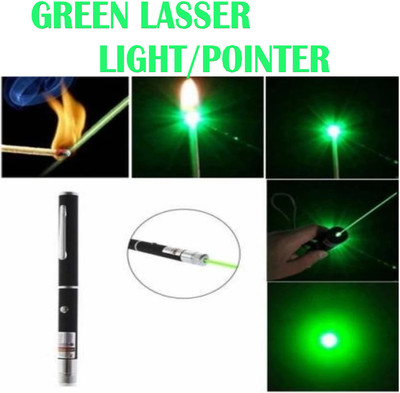 Pick and Nick toy Green Multipurpose Laser Light Disco Pointer Pen Beam for Kids Toy RIDHISID31(650 nm, GREEN)