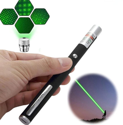 4uonly Laser Pointer Pen Light Presentation Pointer Green Laser Pointer BHK20(650 nm, BLACK)