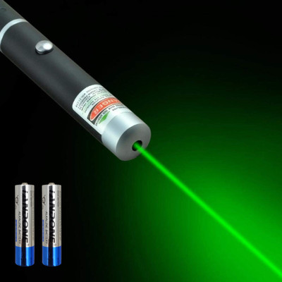 Humaira Multipurpose Green Laser Light Pen Presentation Pointer with Adjustable Cap(532 nm, Green)