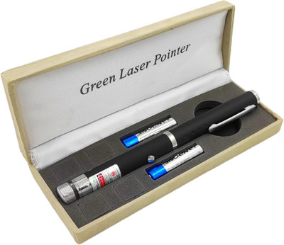 poksi Ultra Powerful Laser Pointer Pen Beam Light 5Mw 650Nm Presentation(8 nm, Green)