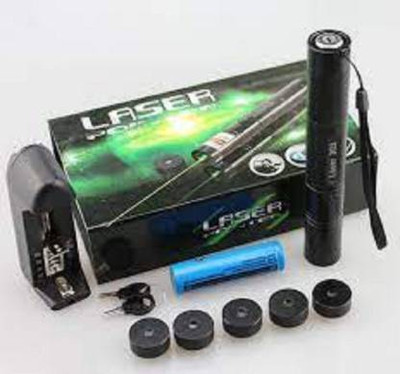 NAYARATOYS Rechargeable Green Laser Pointer Party Pen Disco Light + Battery(532 nm, Green)