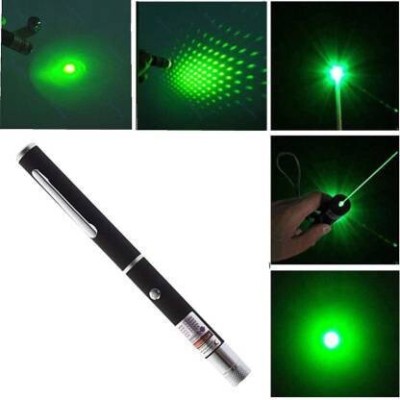 Dherik Tradworld Green Laser Light Pen, Presentation Disco Pointer Pen Beam with Adjustable Antenna Cap to Change Project Design for Presentation(400 nm, green)