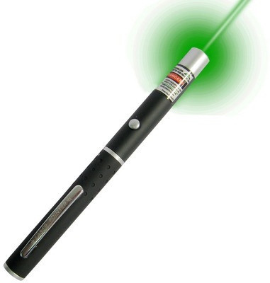 AirSoft Green Laser Disco Pointer Pen Beam With Adjustable Cap To Change Project Design(630 nm, Green)