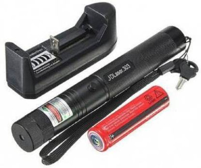 First Dot Rechargeable GreenLaser Pointer Original 303 Laser Pointer Party Pen Disco Light(532 nm, Green)